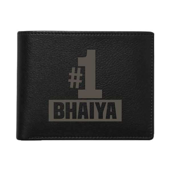 Gabru Brother Engraved Leather Wallet