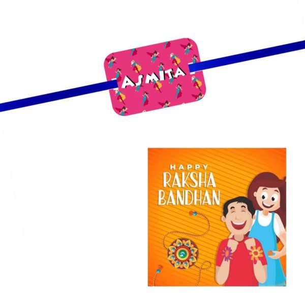 Personalized Name  Himanshu  Kids Rakhi