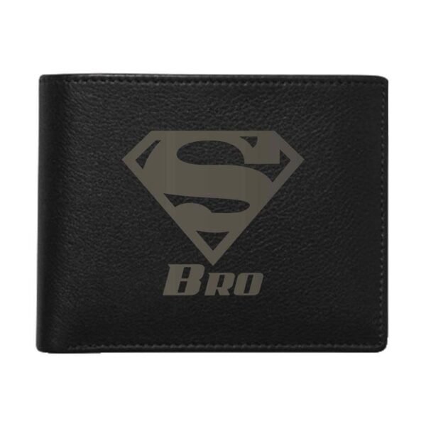 Gabru Brother Engraved Leather Wallet