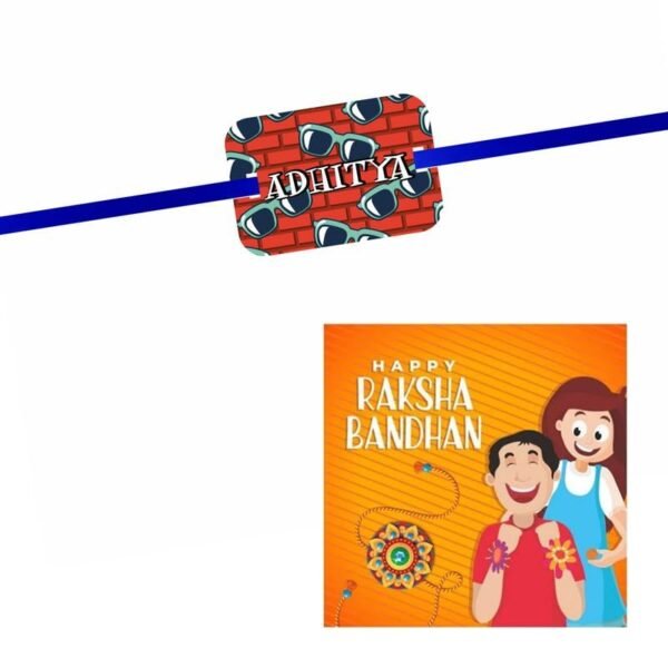Personalized Name  Abhinash  Kids Rakhi