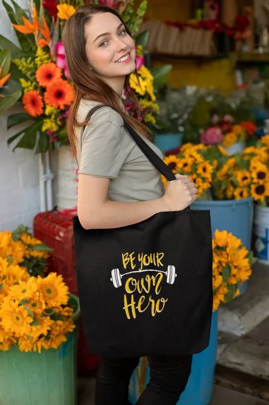 Be Your Own Hero Cotton Tote Bag