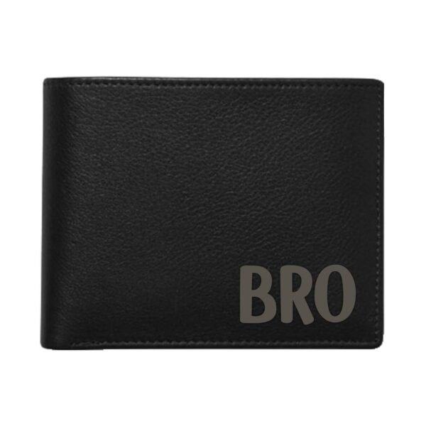 Gabru Brother Engraved Leather Wallet