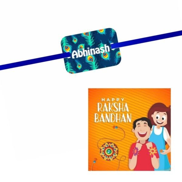 Personalized Name  Abhinash  Kids Rakhi