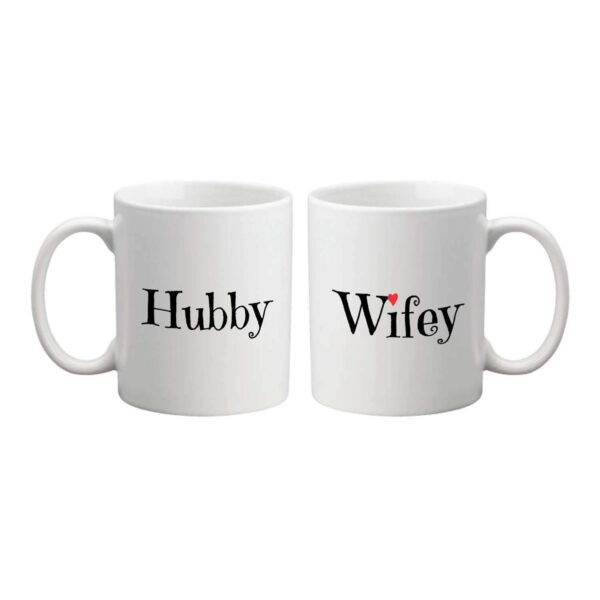 TheYaYaCafe for Husband Wife Set of 2 Coffee Mugs Mr. Mrs. Right Husband Wife with Coasters