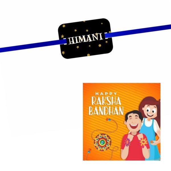 Personalized Name  Himanshu  Kids Rakhi