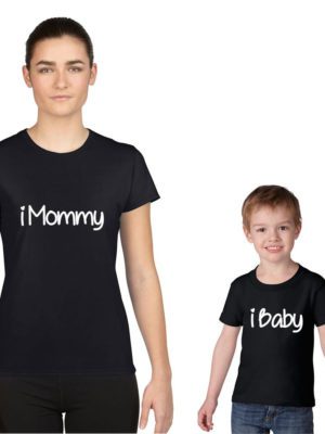 iMommy Ibaby Combo for Mom and Kid Family Tees