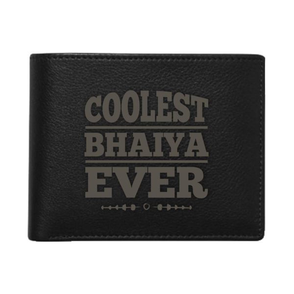 Worlds Best Bro Engraved Wallet