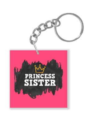 Princess Sister Keychain Keyring