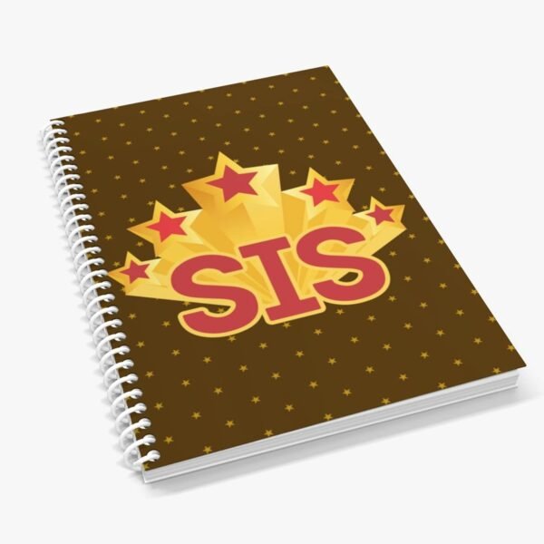 Coolest Sis Ruled Pages Notebook