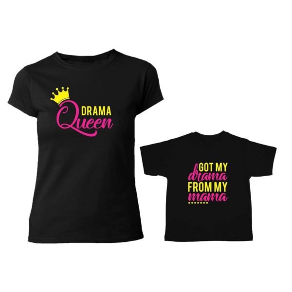 TheYaYaCafe Women's & Girls T-Shirt (Pack of 2)