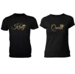 King Queen Couple T-Shirts