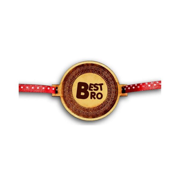 Best Bro  Engraved  Rakhi for Brothers