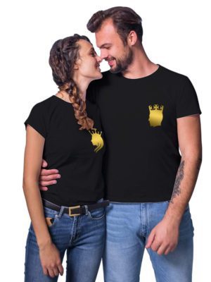 Begum Badshah King Queen Couple T-shirts