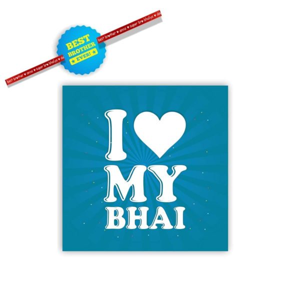 TheYaYaCafe Rakhi Gifts for Brother Protected by Big Sister Fridge Magnet (Round) Raksha Bandhan Birthday