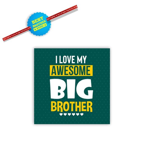 TheYaYaCafe Rakhi Gifts for Brother Protected by Big Sister Fridge Magnet (Round) Raksha Bandhan Birthday