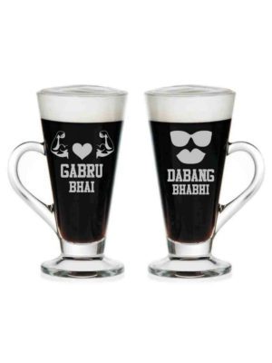 Gabru Bhai Dabang Bhabhi Tea Cups