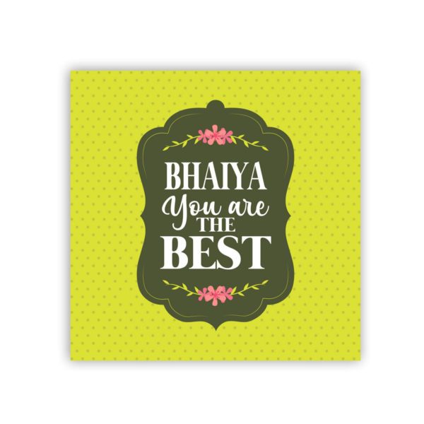 TheYaYaCafe Rakhi Gifts for Brother Protected by Big Sister Fridge Magnet (Round) Raksha Bandhan Birthday