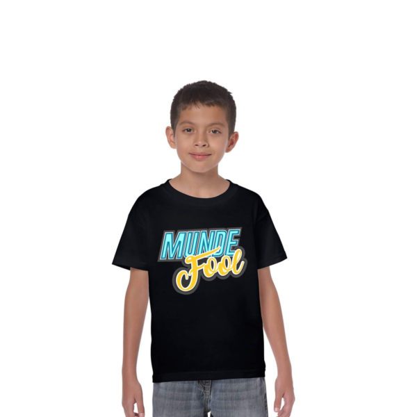 TheYaYaCafe Yaya Cafe Fathers Day Daddy Cool Munde Fool Family T-Shirt Combo for Dad and Kid