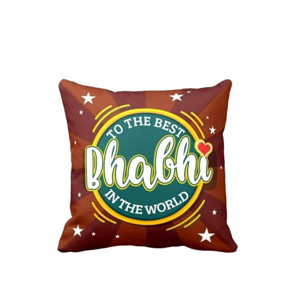 Best Bhaiya Bhabhi in The World Cushion Cover