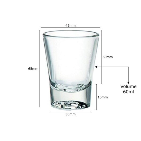 King Queen Couple Shot Glass