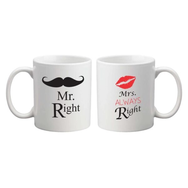 Mr Right Mrs Always Right Coffee Mug