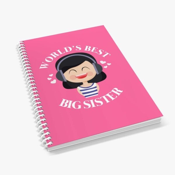 Coolest Sis Ruled Pages Notebook