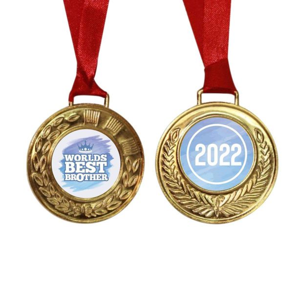 king Bro & 2021 Kids medal  Rakhi Gift  Combo -Pack of 2