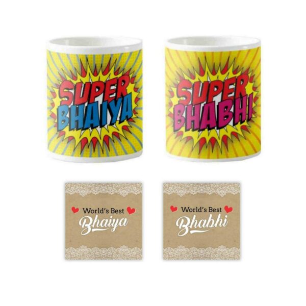 Super Bhaiya Super Bhabhi Coffee Mugs