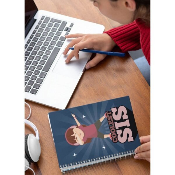 Coolest Sis Ruled Pages Notebook