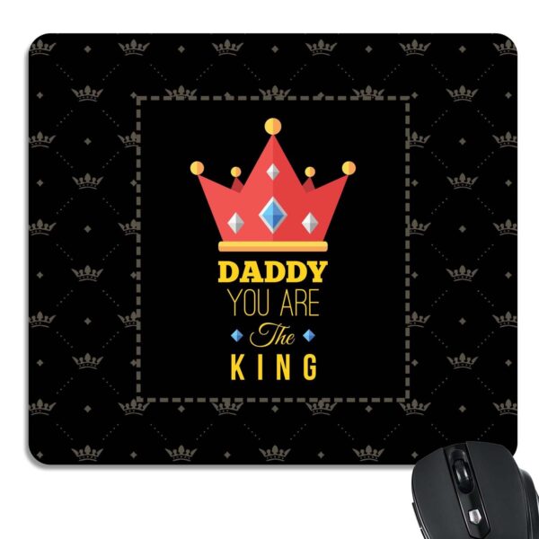 TheYaYaCafe Yaya Cafe King Dad Hamper for Dad Set of 6 - Polo T-Shirt, Mens Premium Leather Wallet, Mug, Coaster, Mousepad,