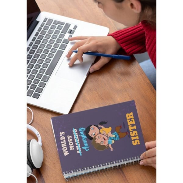 Coolest Sis Ruled Pages Notebook