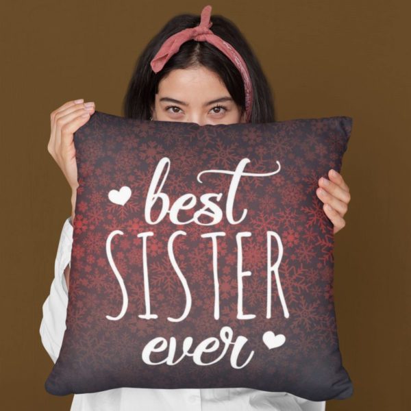 Best Sister Ever Gift Hamper Set of 4 -  Mug, Coaster, cushion cover , mouse pad