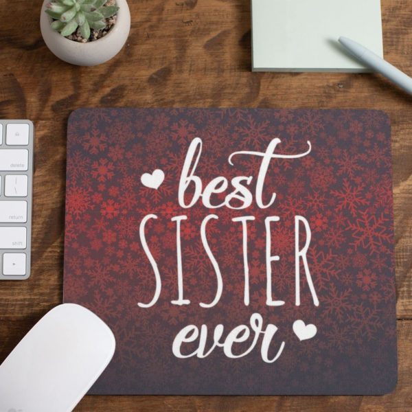 Best Sister Ever Gift Hamper Set of 4 -  Mug, Coaster, cushion cover , mouse pad