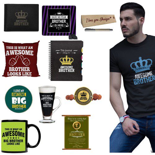 Awesome Brother Gift Hamper (Contains 20 Items)