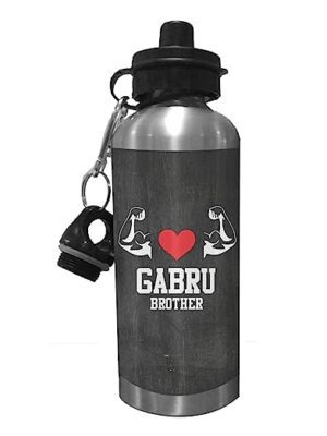 Gabru Brother Stainless Sipper Water Bottle