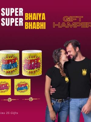 Super Bhaiya Super Bhabhi Raksha Bandhan Gift Hamper