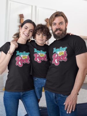 Together We Rock Matching Family T-shirts