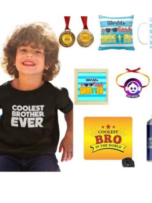 Coolest Brother Raksha Bandhan Gift Hamper for Younger Brother