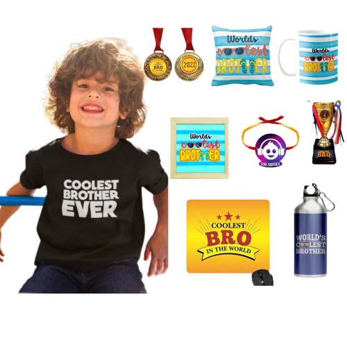 Coolest Brother Raksha Bandhan Gift Hamper for Younger Brother