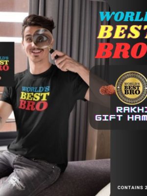 Worlds Best Brother Gift Hamper (Contains 20 Items)