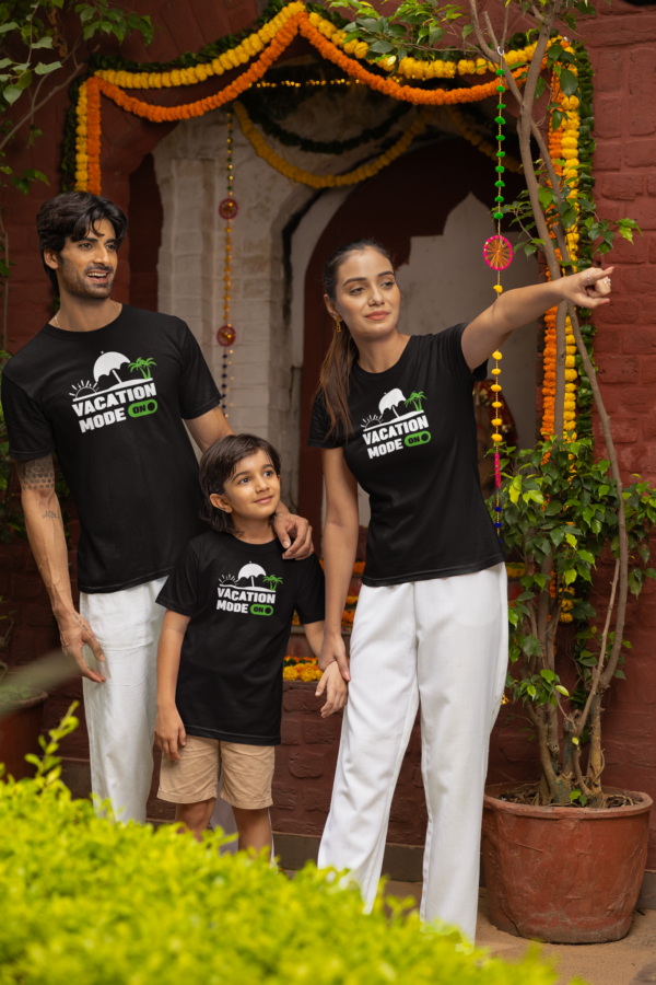 Vacation Mode On Matching Family T-Shirts