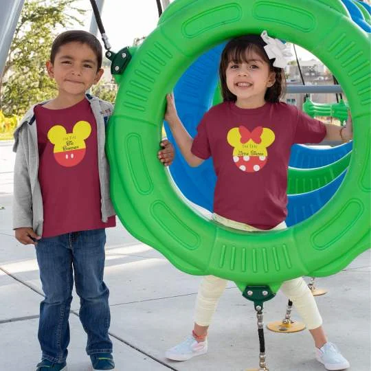 Micky Minnie Big Brother Little Sister T-Shirt
