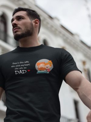 Stole Heart Dad and Daughters Family T-Shirts