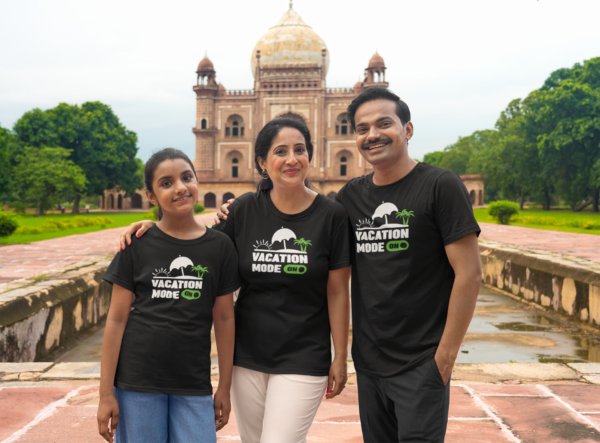 Vacation Mode On Matching Family T-Shirts