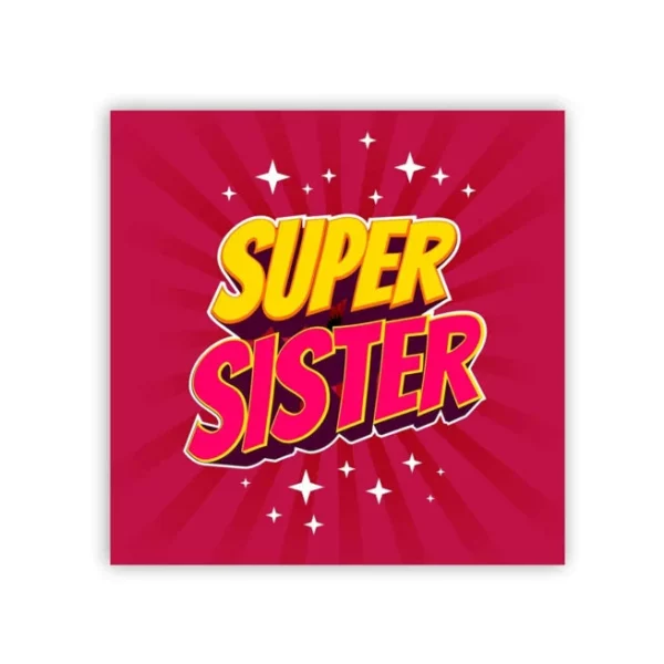 Super Sister Big Fridge Magnet