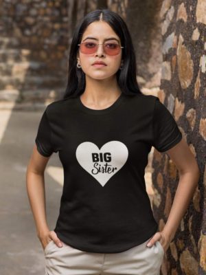 Big Sister printed Cotton T-Shirt