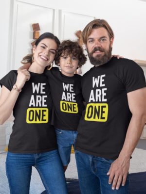 We are One Matching Family T-Shirts