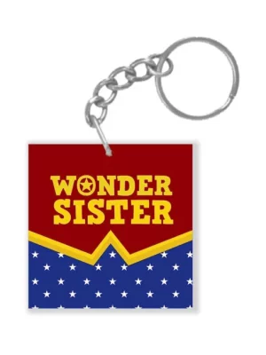 Wonder Sister Keychain Keyring