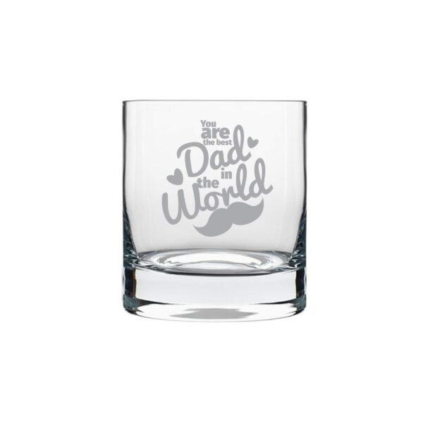 TheYaYaCafe Glass Whiskey Glass With 1 Coaster - 1 Piece, Clear, 325 ml