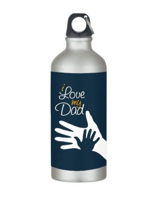 Yaya Cafe for Love You Dad Stainless Steel Sipper Water Bottle for Father, Dad for Gym, Office